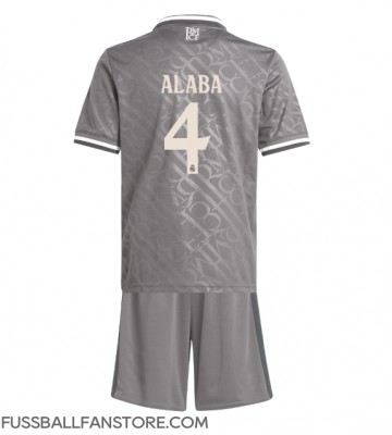 Real Madrid David Alaba #4 Replik 3rd trikot Kinder 2024-25 Kurzarm (+ Kurze Hosen)